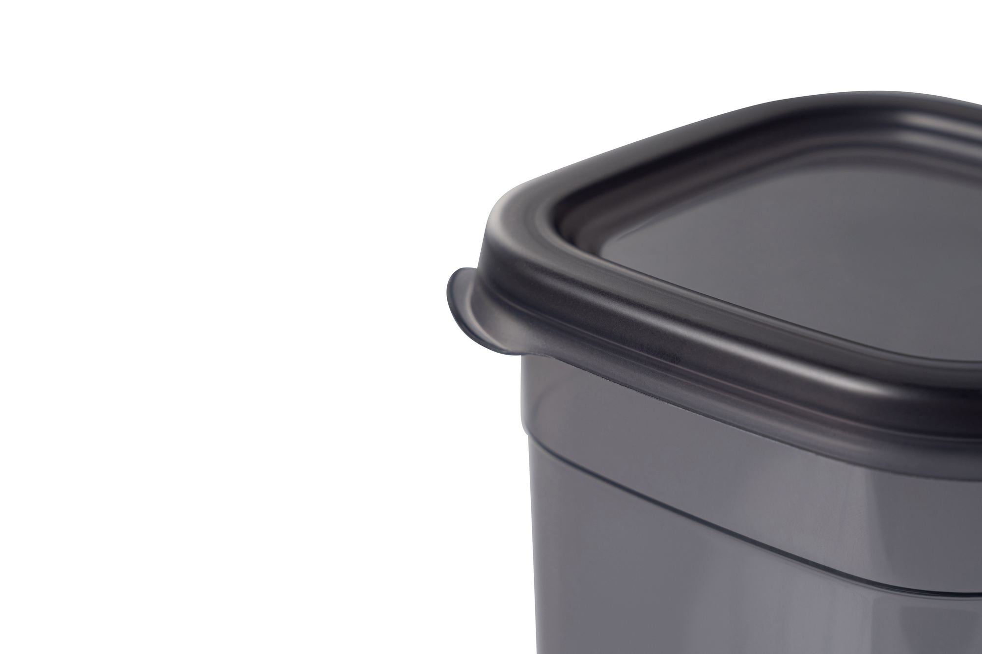 Conjunto de caixas de armazenamento – 11 x 16 x 17 cm – Antracite – Plástico