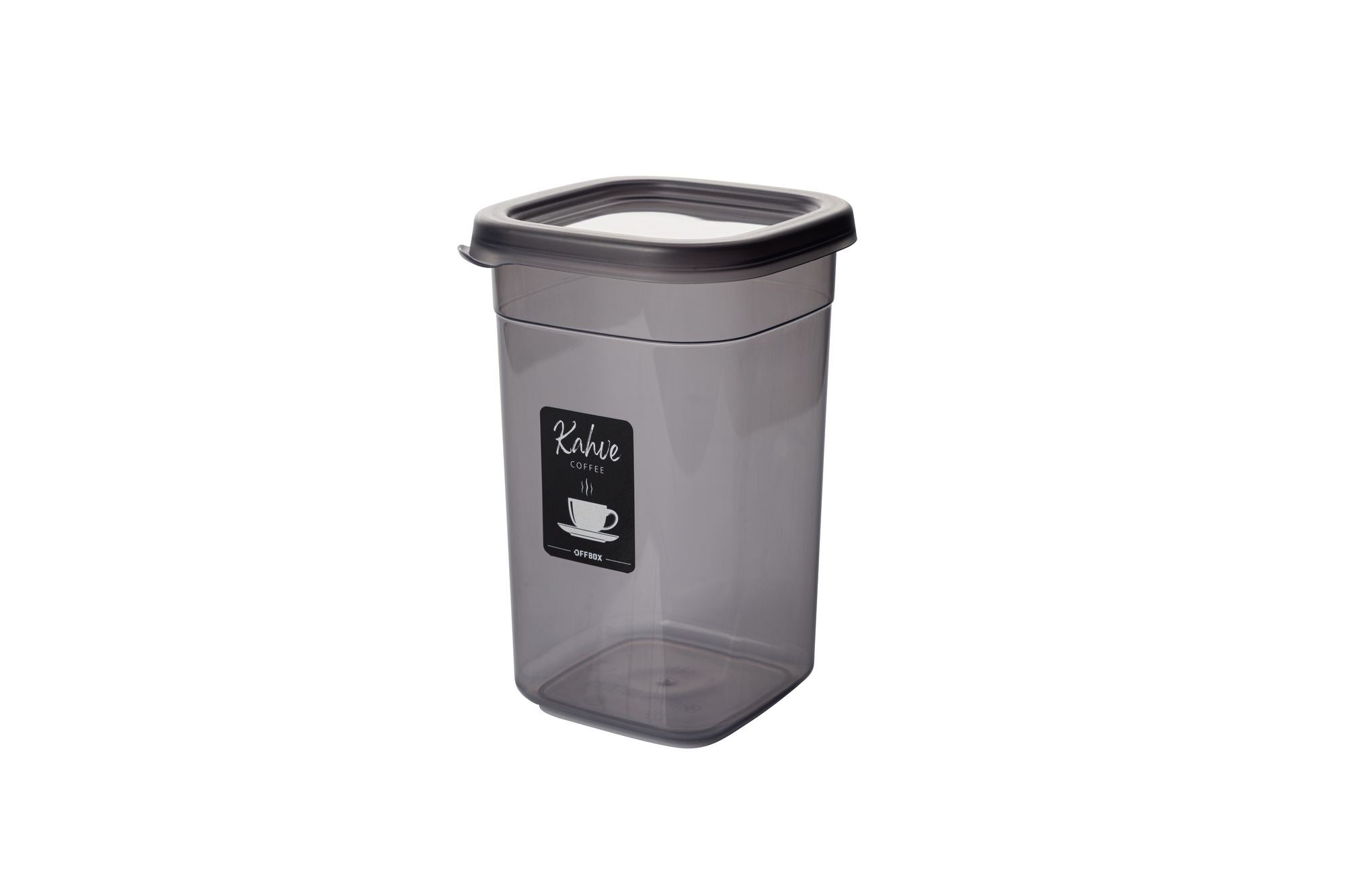 Conjunto de caixas de armazenamento – 11 x 16 x 17 cm – Antracite – Plástico