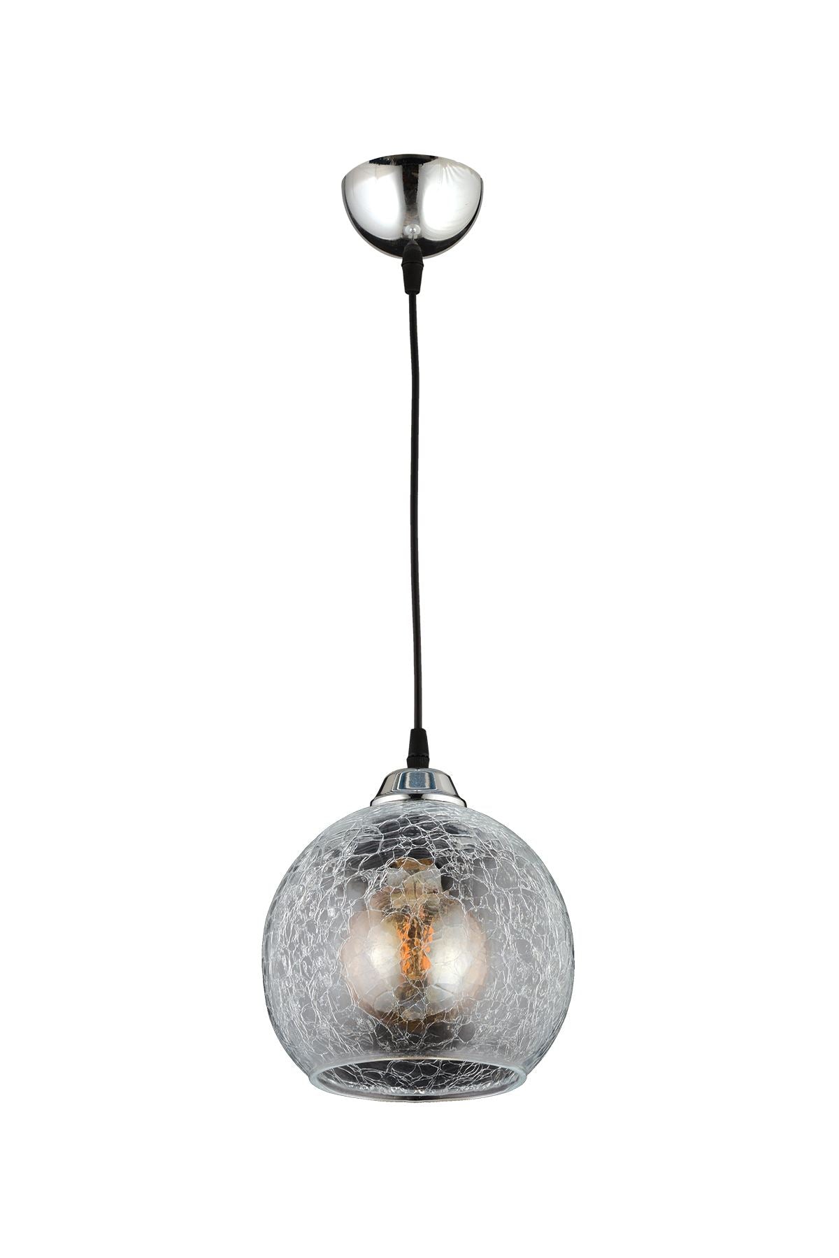 Candeeiro de Teto – Ø20 h:20 cm – Cinza – Plástico