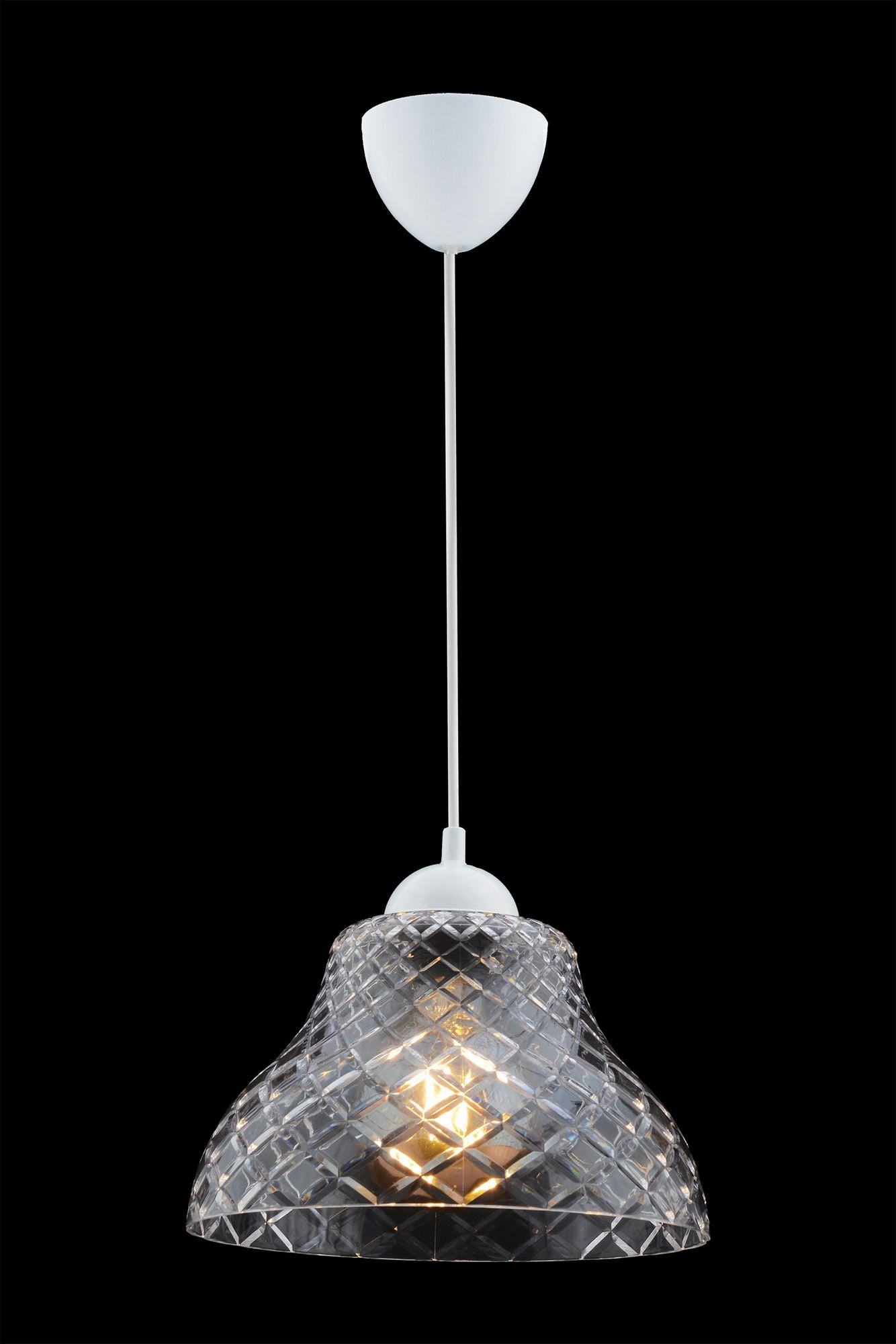 Candeeiro de Teto – 22-60 cm – Branco – Plástico