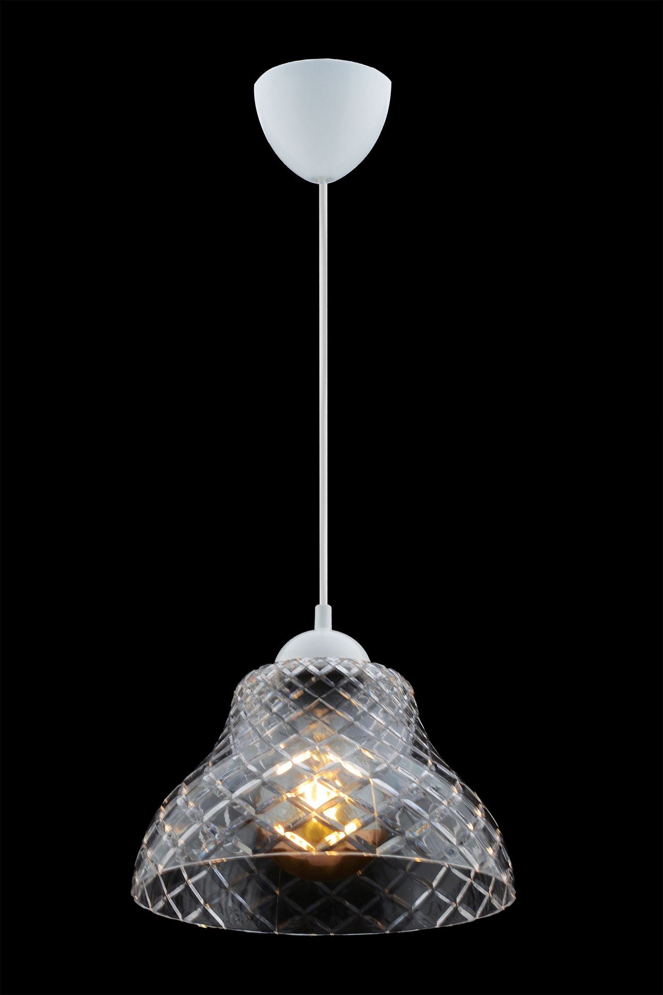 Candeeiro de Teto – 22-60 cm – Branco – Plástico