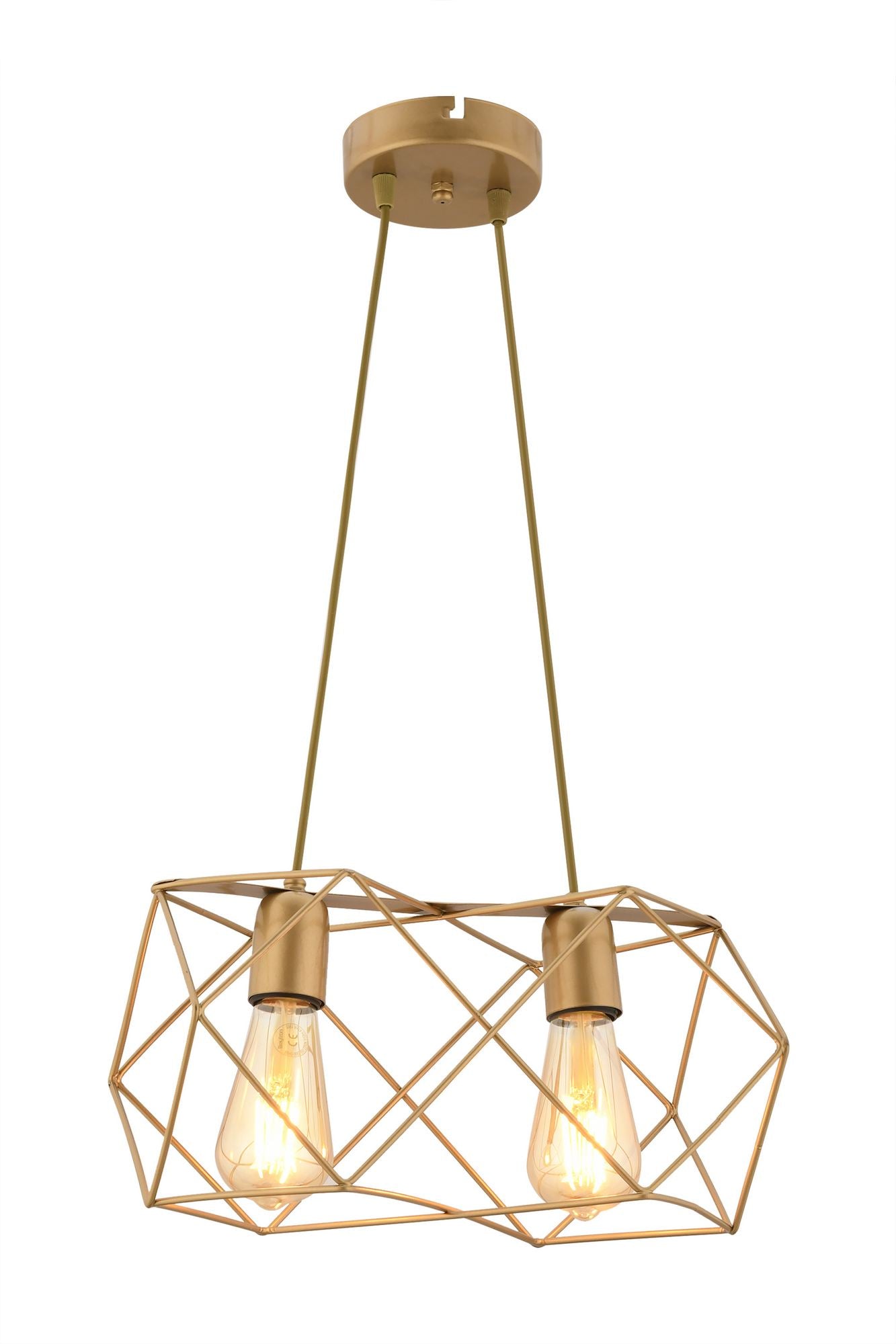 Candeeiro de Teto - 24-60 cm - Vintage - Metal