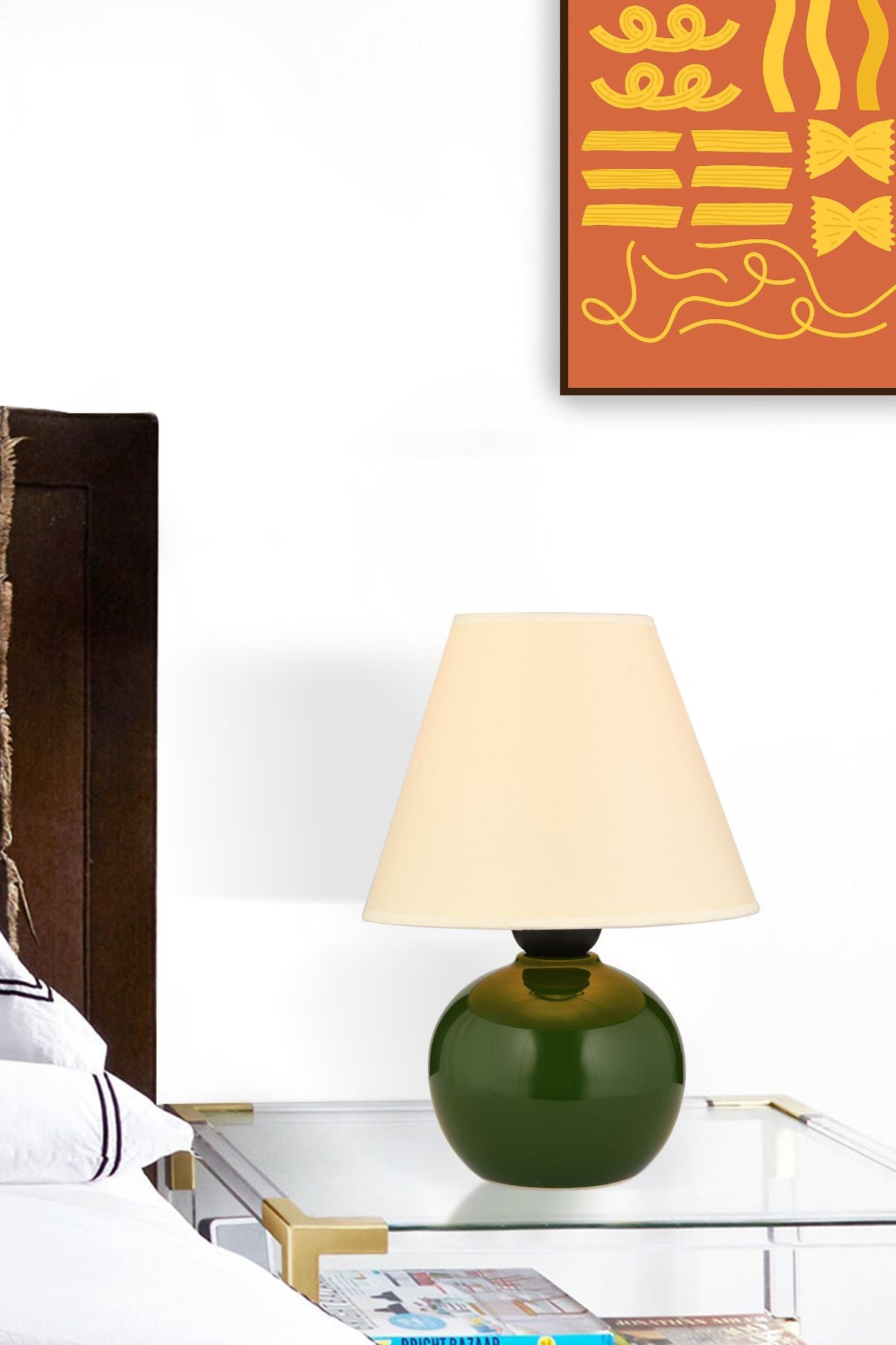 Candeeiro de mesa-63750-Verde
Branco