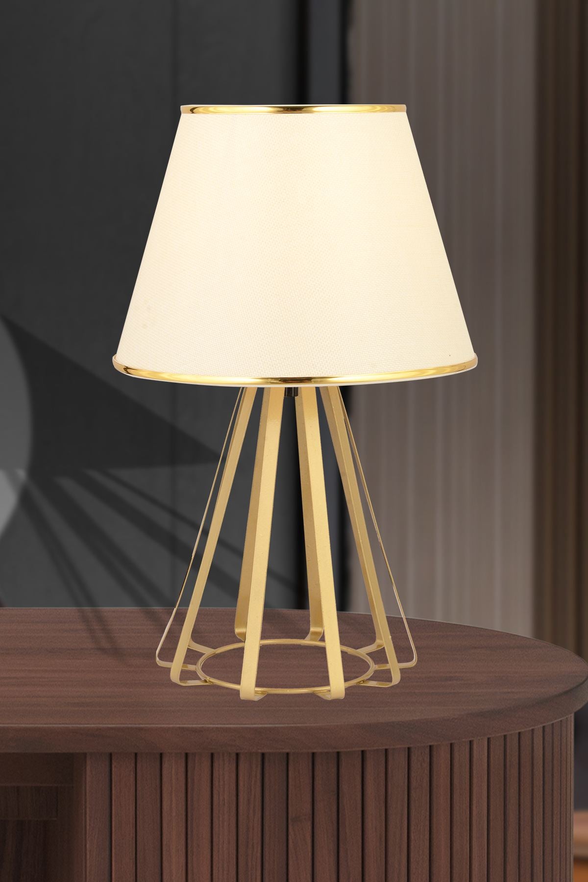 Candeeiro de mesa-64020-Creme