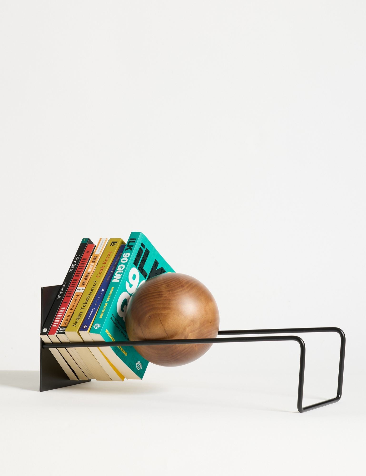 Suporte para livros-Toke-Preto