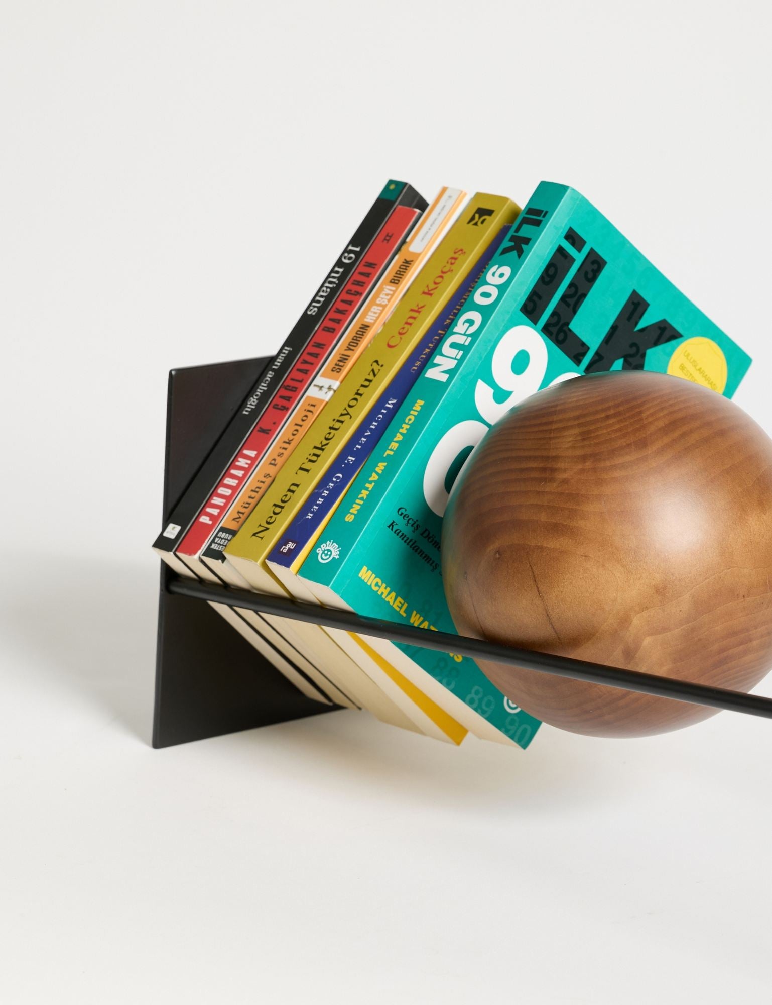 Suporte para livros-Toke-Preto