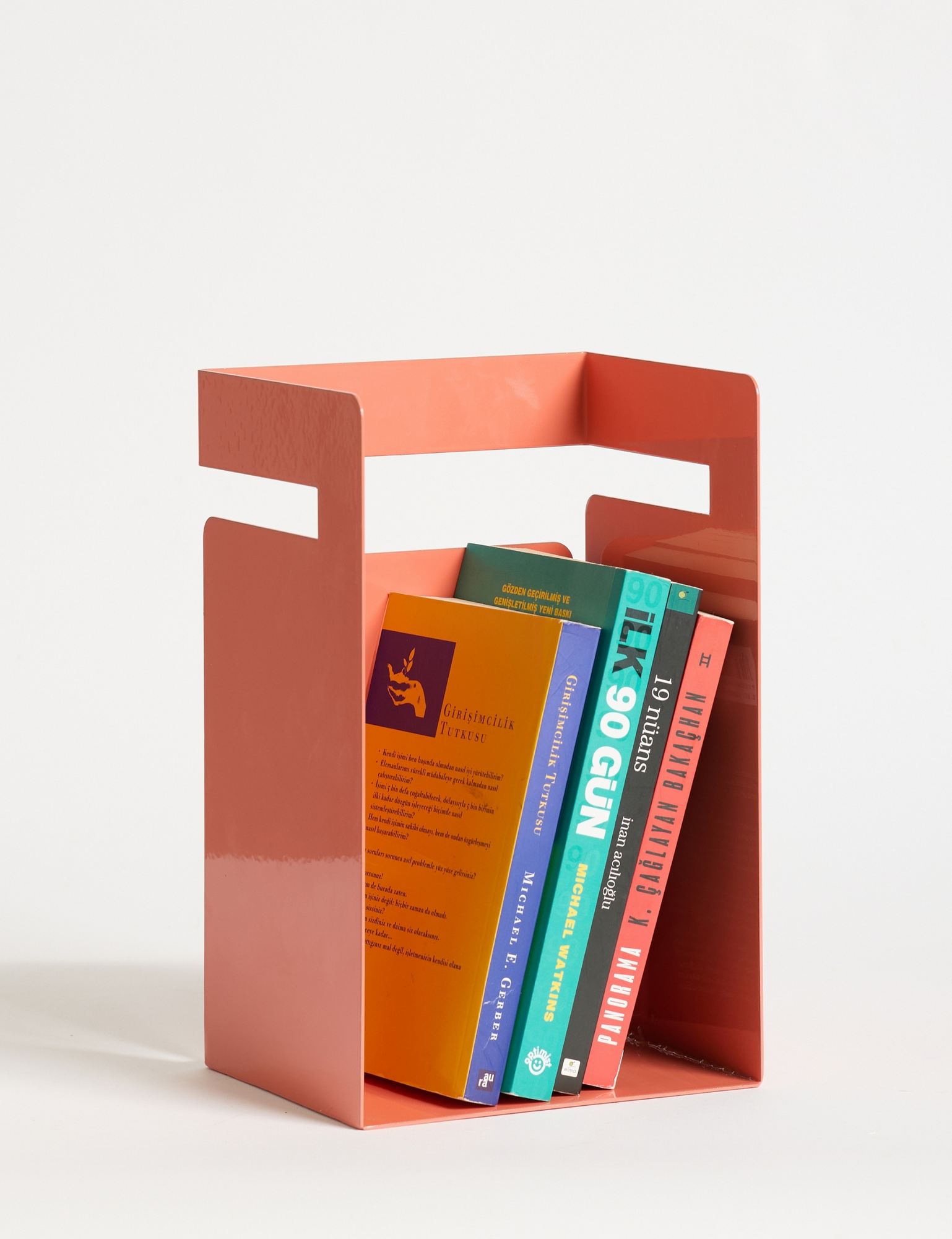 Suporte para livros-Cube-Salmão