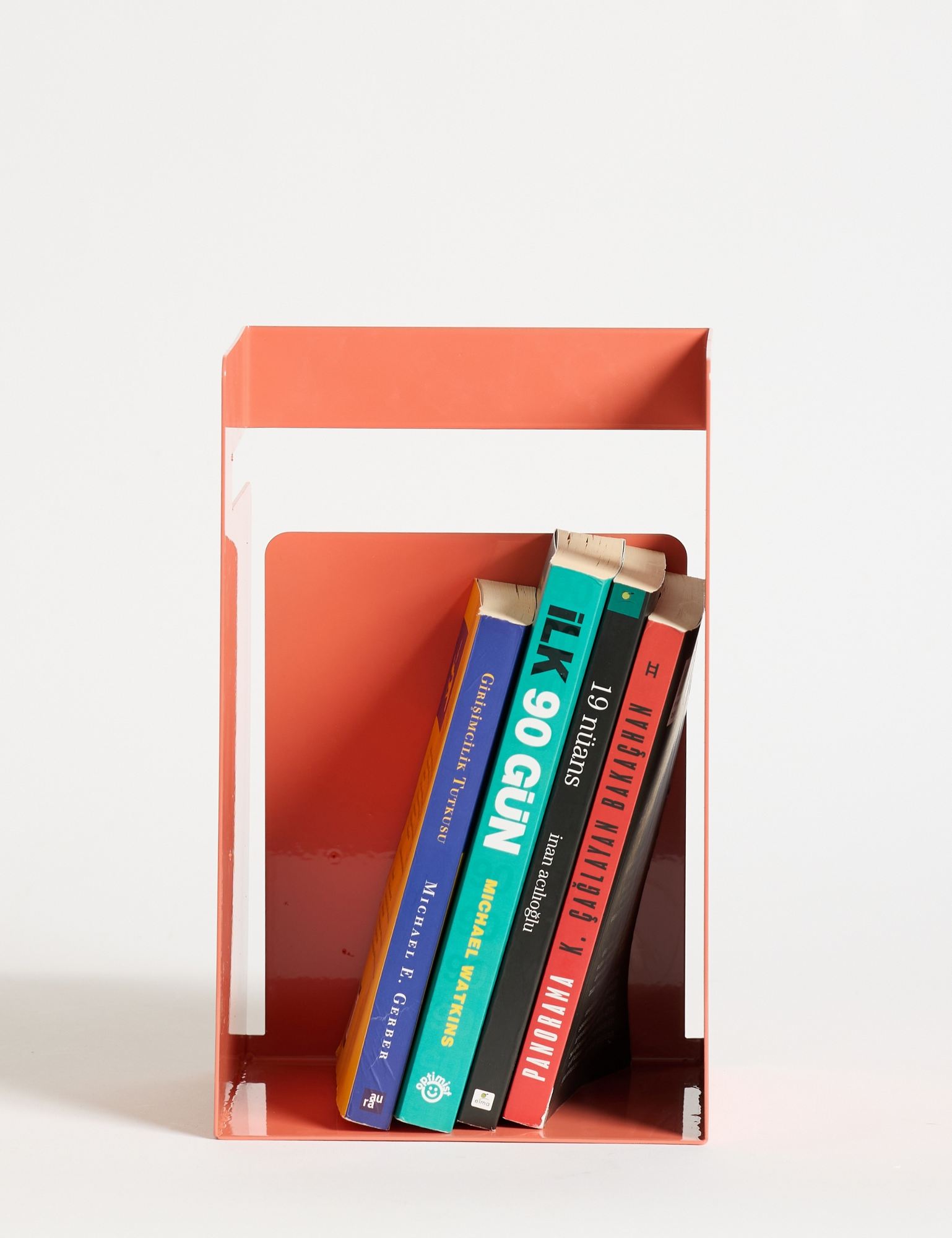 Suporte para livros-Cube-Salmão