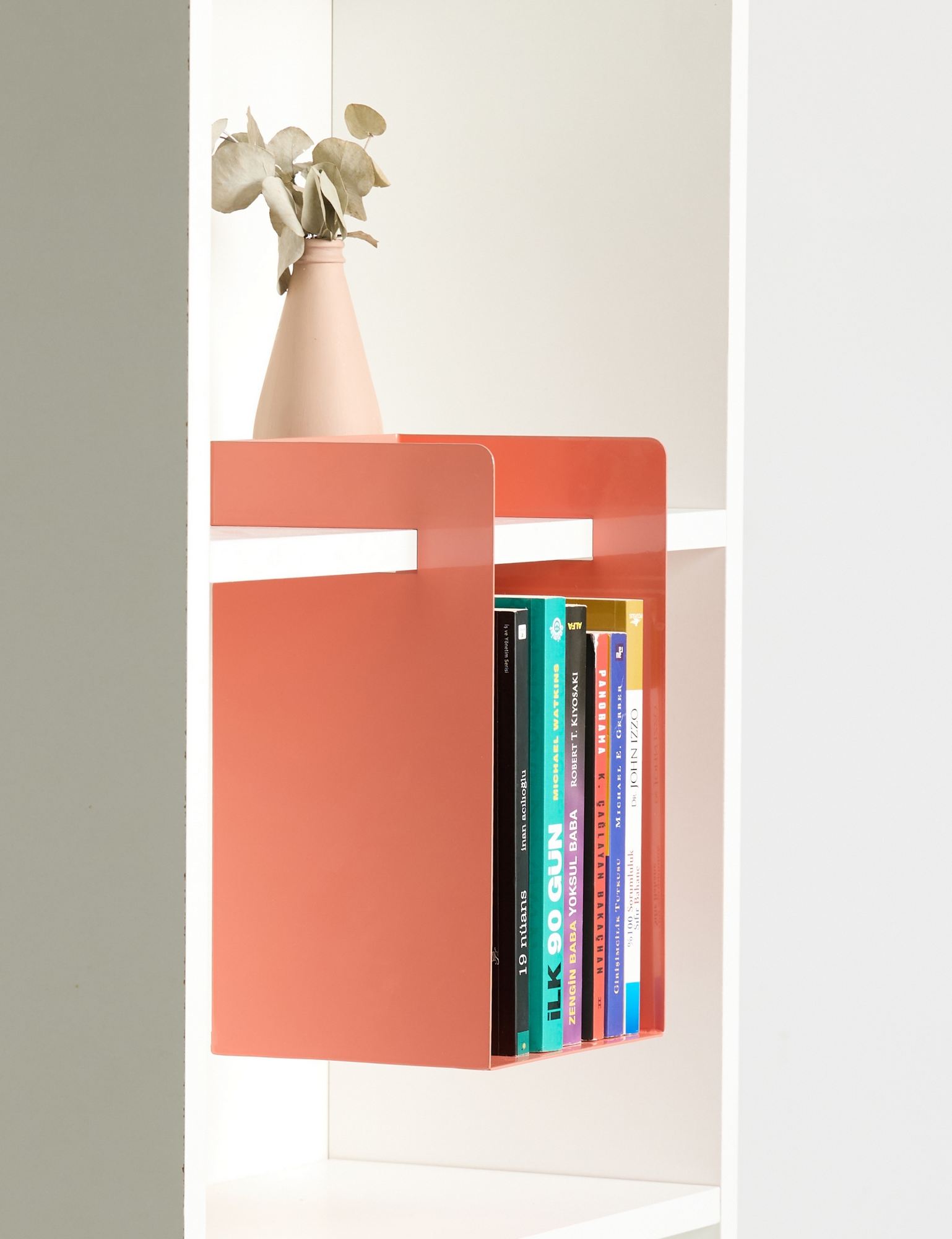 Suporte para livros-Cube-Salmão