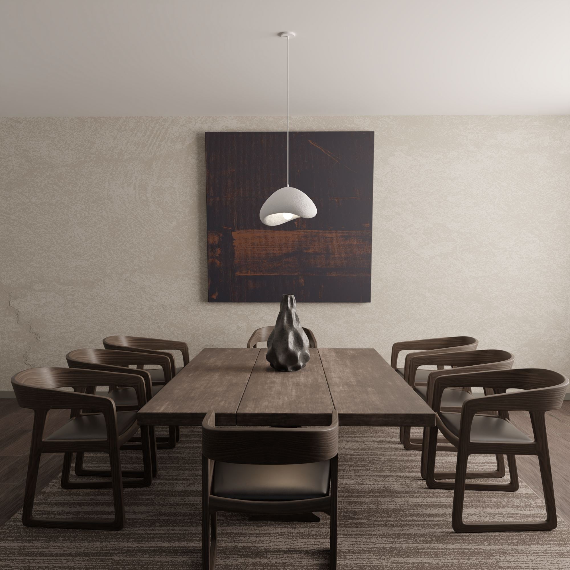 Candeeiro de Teto – 21-120 cm – Branco – Composto Polimérico