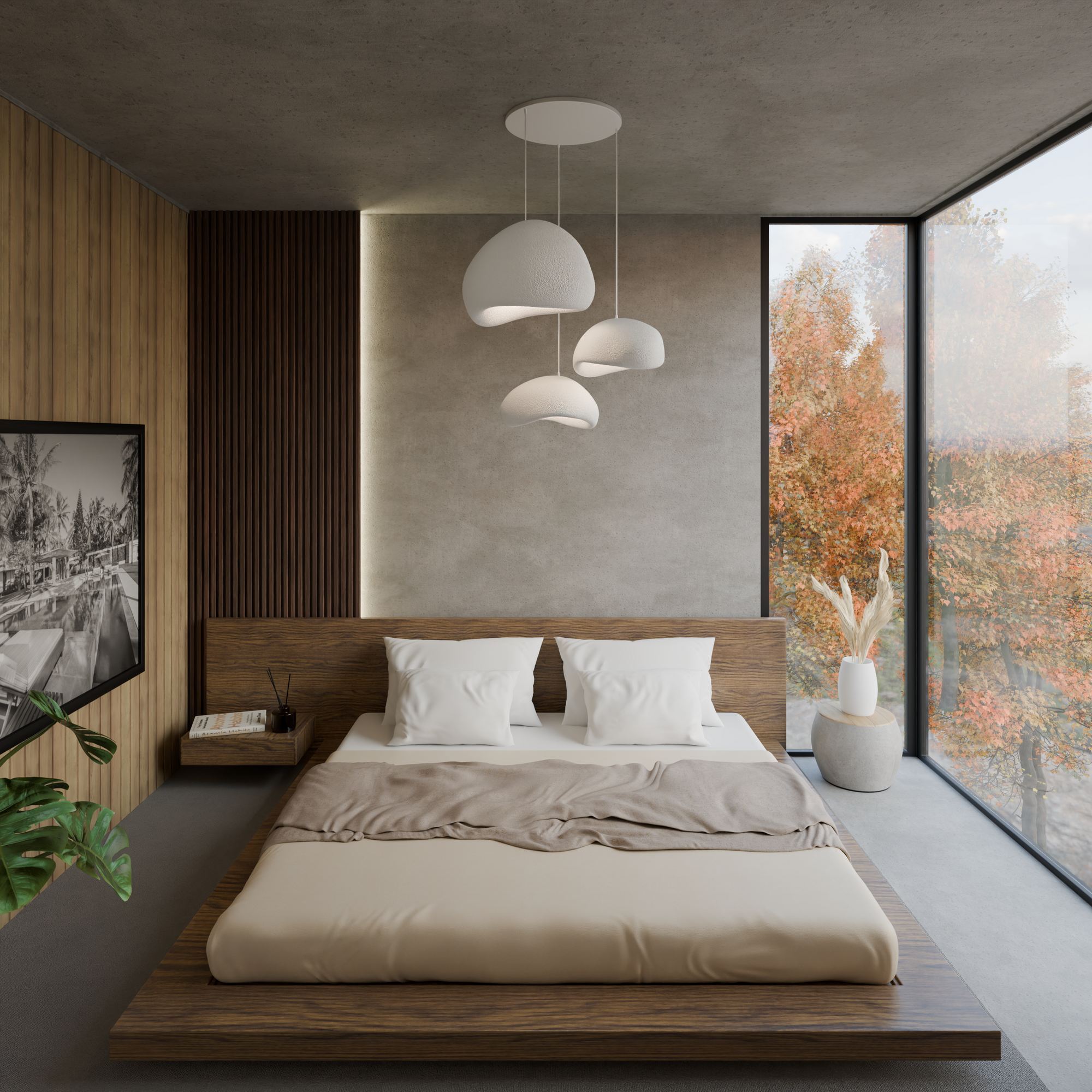 Candeeiro de Teto – 31-120 cm – Branco – Composto Polimérico