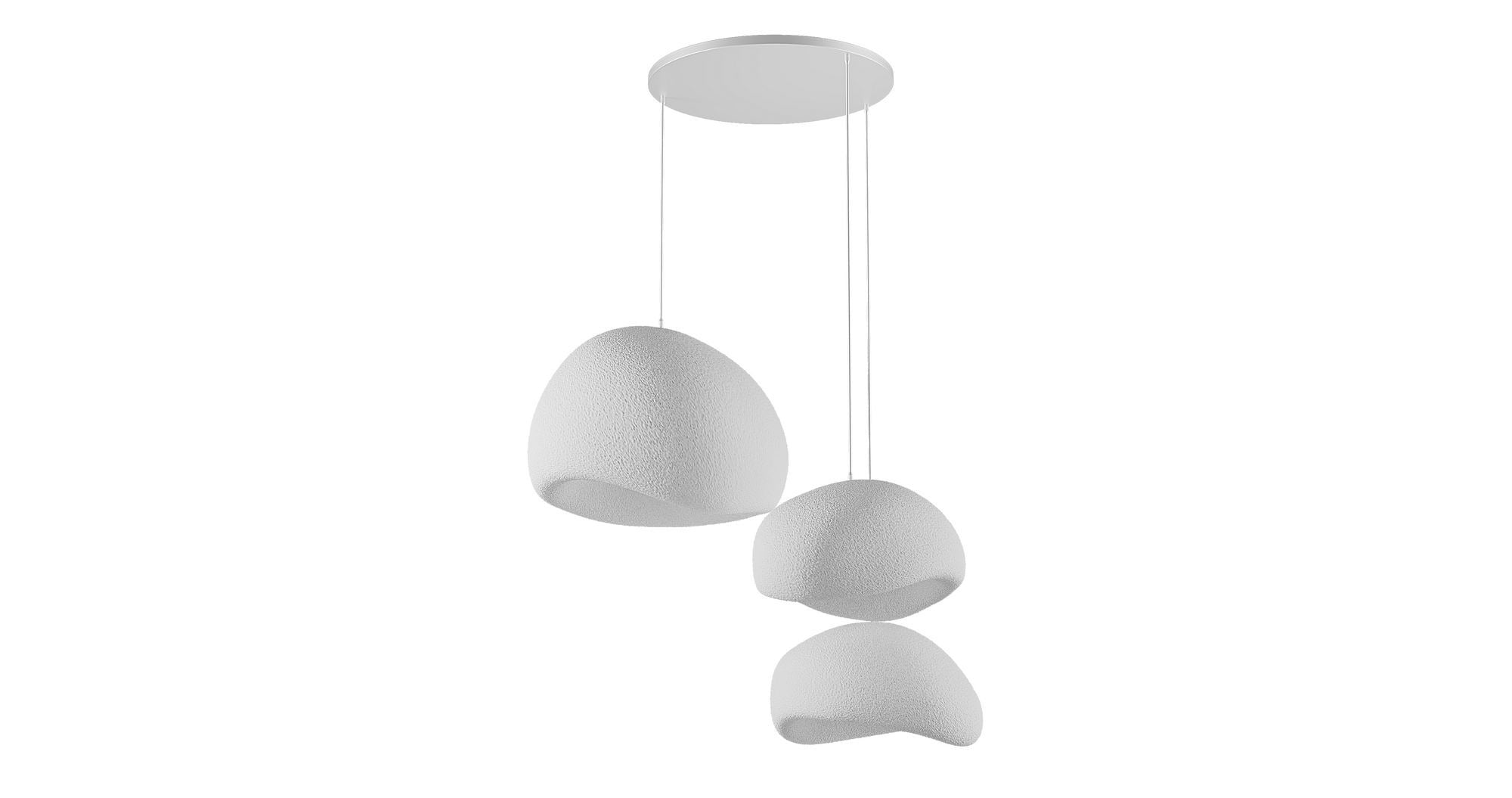 Candeeiro de Teto – 31-120 cm – Branco – Composto Polimérico