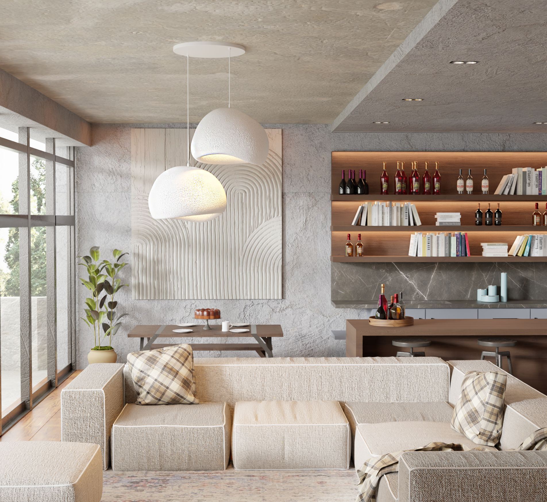 Candeeiro de Teto – 31-120 cm – Branco – Composto Polimérico