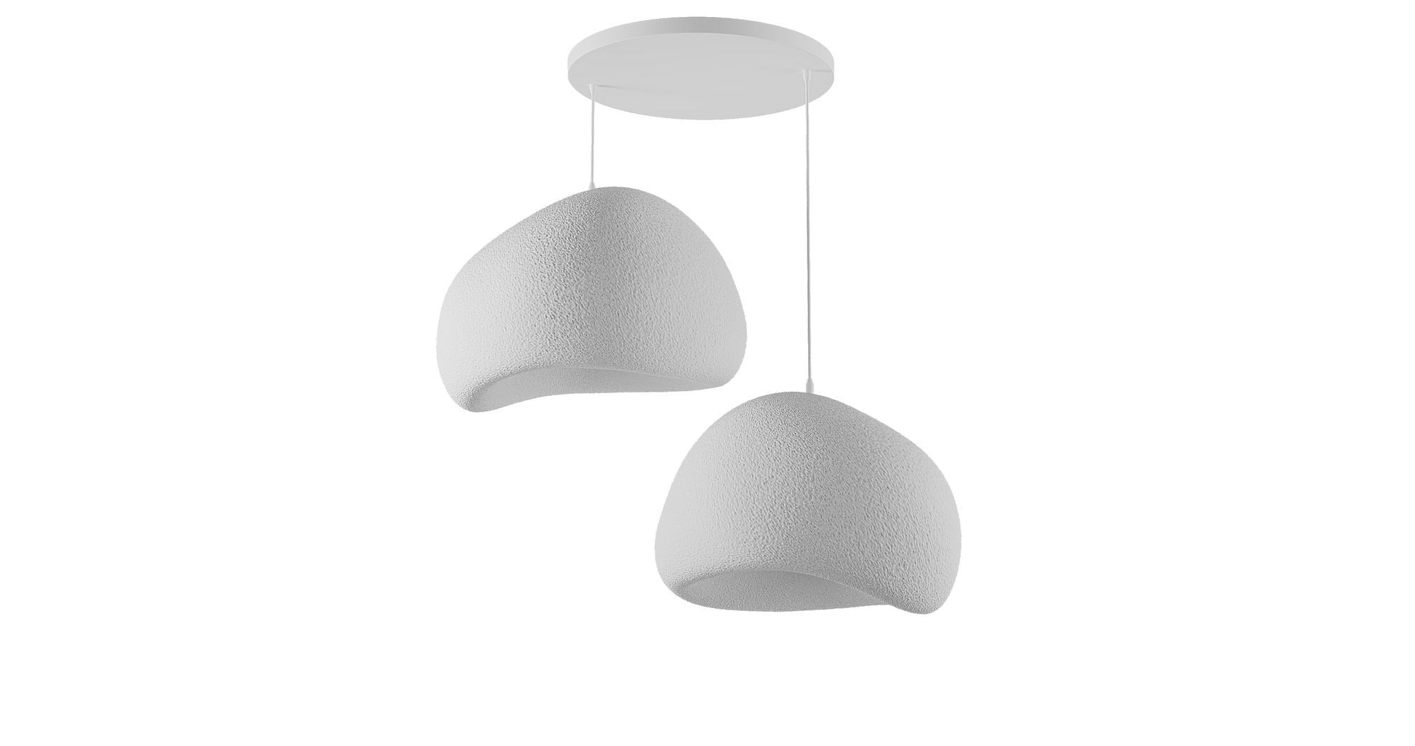 Candeeiro de Teto – 31-120 cm – Branco – Composto Polimérico