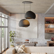 Candeeiro de Teto – 31-120 cm – Preto – Composto Polimérico