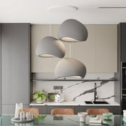 Candeeiro de Teto – 31-120 cm – Cinza Concreto – Composto Polimérico