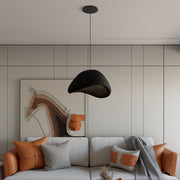 Candeeiro de Teto – 50 x 37 x 28 cm – Preto – Composto Polimérico