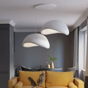 Candeeiro de Teto – 50 x 37 x 28 cm – Branco – Composto Polimérico