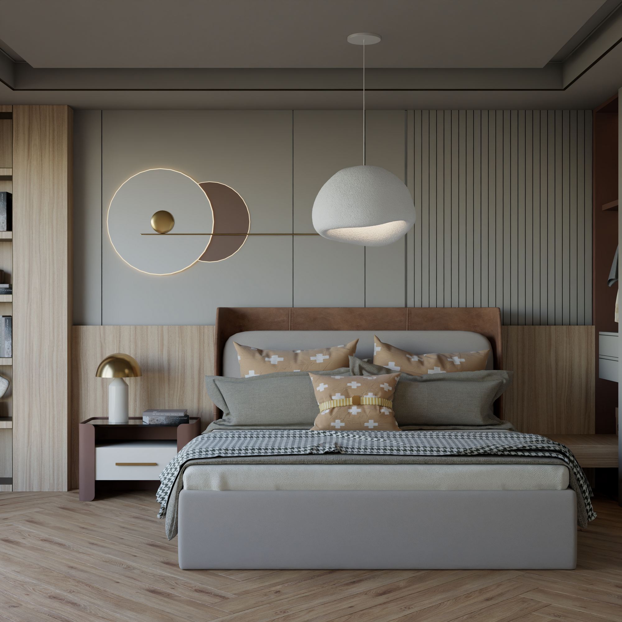 Candeeiro de Teto – 35-120 cm – Branco – Composto Polimérico