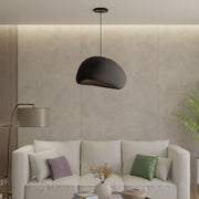 Candeeiro de Teto – 35-120 cm – Preto – Composto Polimérico