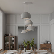 Candeeiro de Teto – 35-120 cm – Cinza Concreto – Composto Polimérico