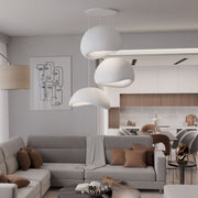 Candeeiro de Teto – 50 x 45 x 32 cm – Branco – Composto Polimérico