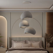 Candeeiro de Teto – 50 x 45 x 32 cm – Cinza Concreto – Composto Polimérico