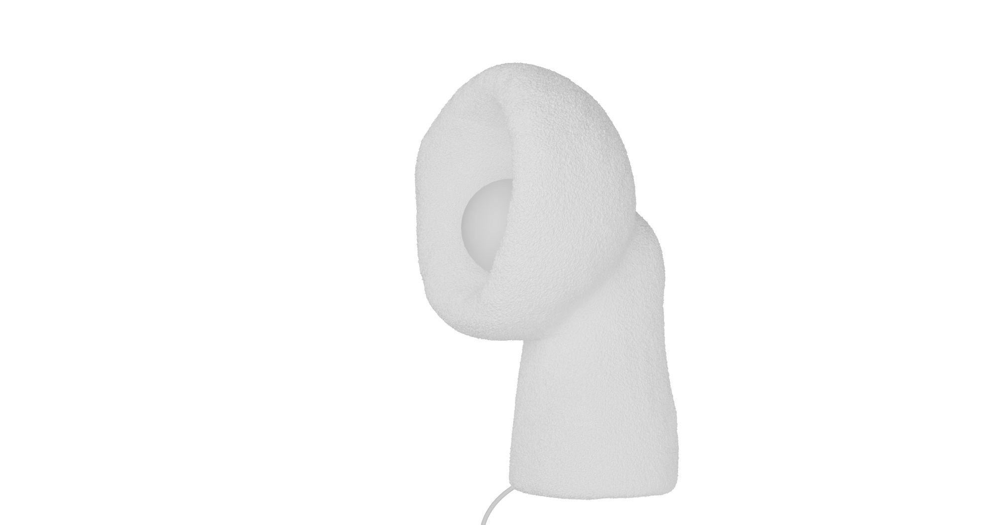Candeeiro de mesa-Wabi Sabi Echo-Branco