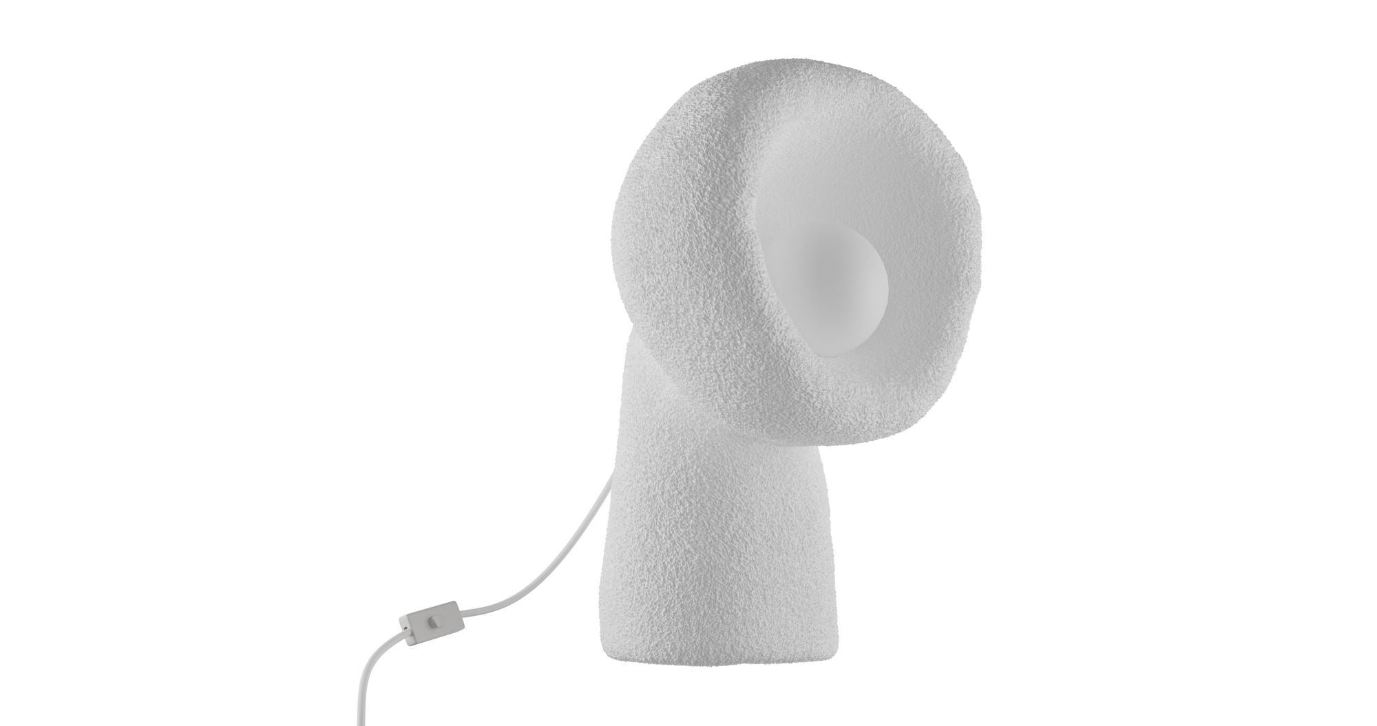 Candeeiro de mesa-Wabi Sabi Echo-Branco