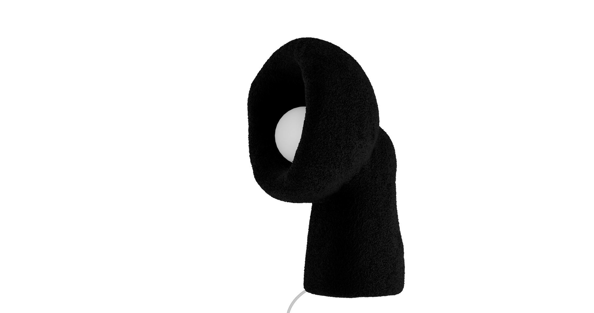 Candeeiro de mesa-Wabi Sabi Echo-Preto