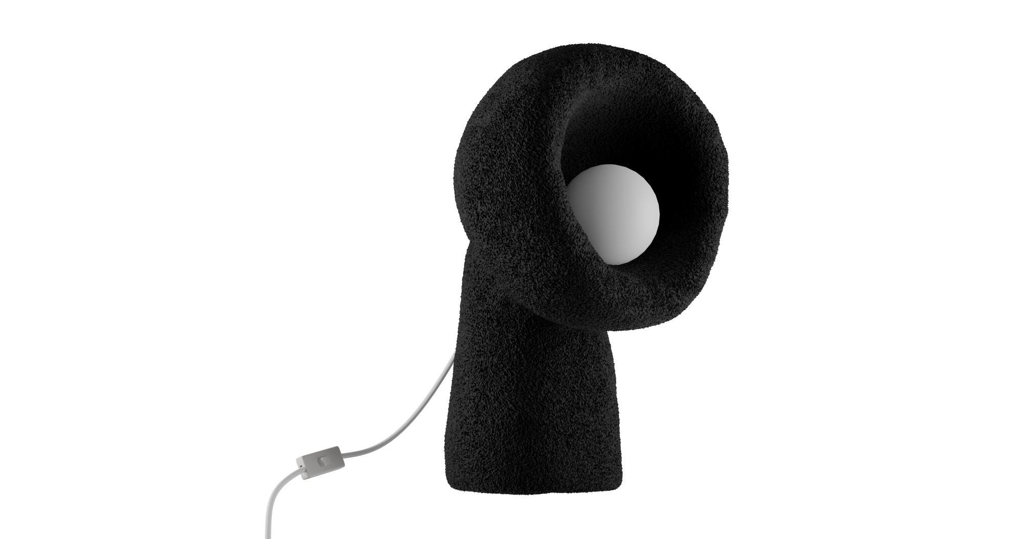 Candeeiro de mesa-Wabi Sabi Echo-Preto