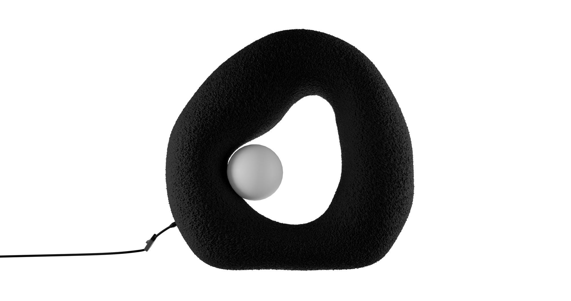 Candeeiro de mesa-Wabi Sabi Pond-Preto