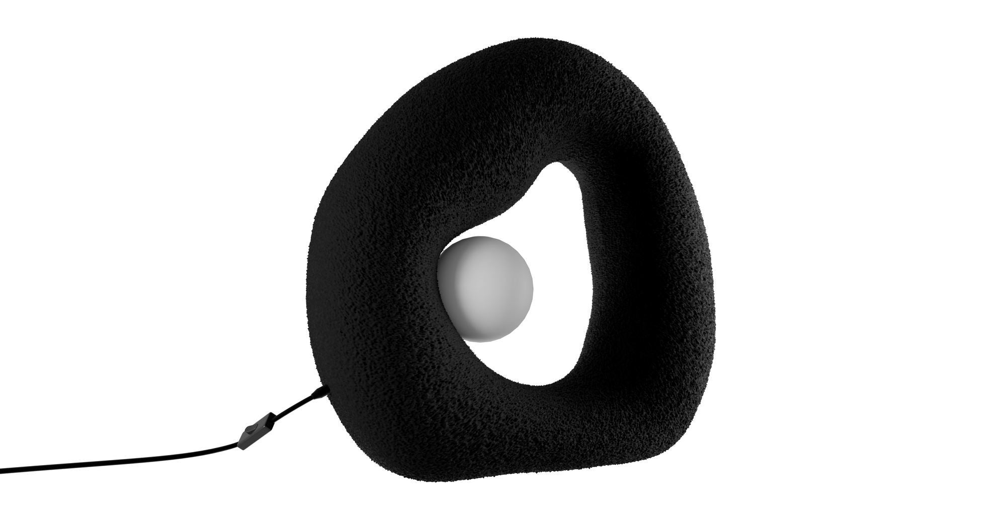 Candeeiro de mesa-Wabi Sabi Pond-Preto