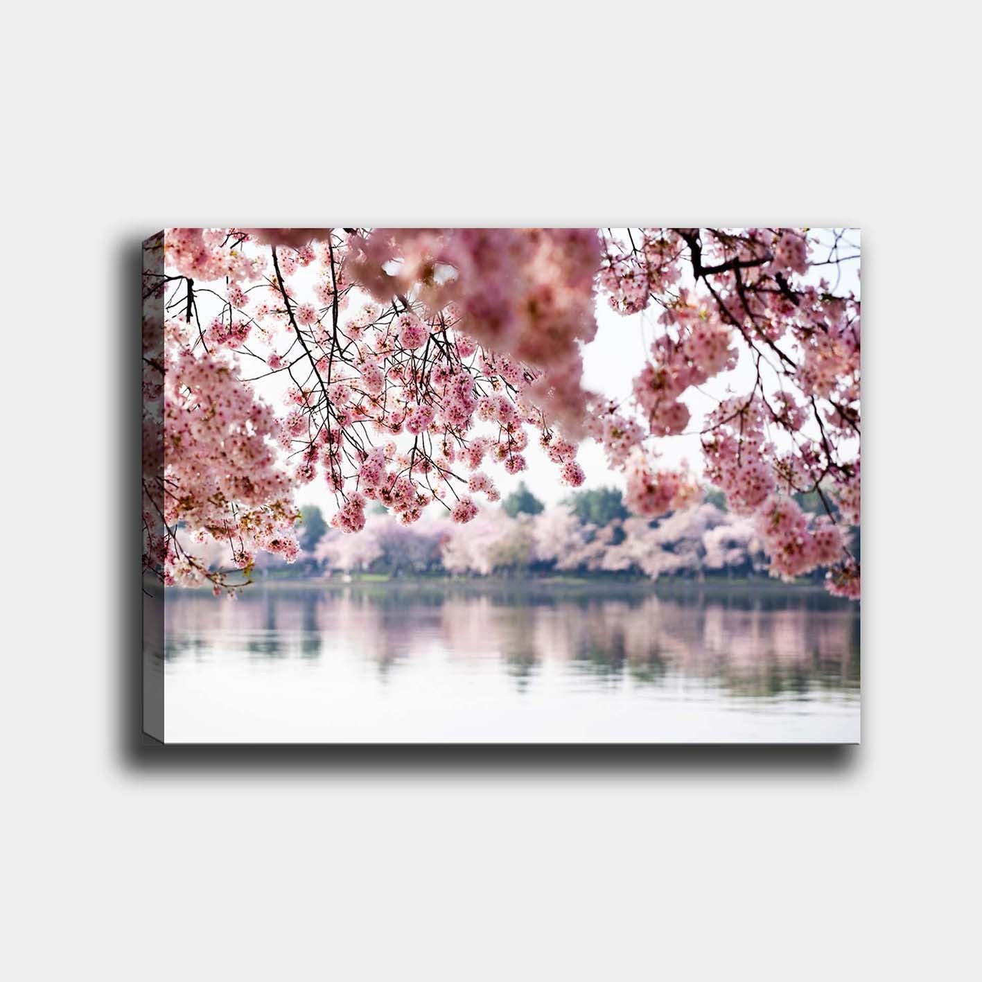 Impressionante pintura decorativa em tela, 70 x 100 cm | 100% tela, 100% moldura de madeira (3 cm de espessura) | Perfeito para amantes de decoração e arte