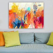 Pintura decorativa em tela – 70 x 100 cm – moldura de madeira – 100% tela