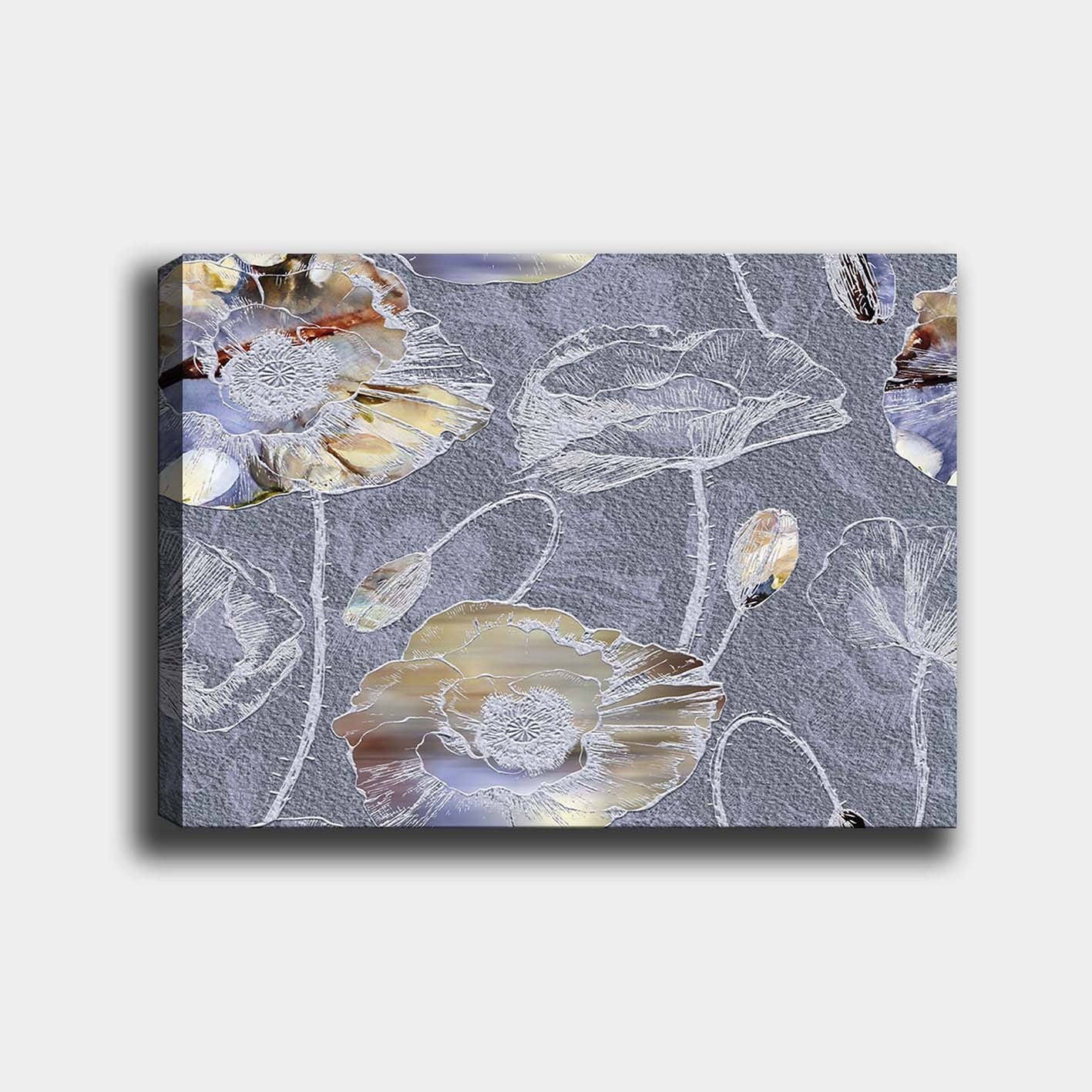 Impressionante pintura decorativa em tela, 70 x 100 cm | 100% tela, 100% moldura de madeira (3 cm de espessura) | Perfeito para amantes de decoração e arte