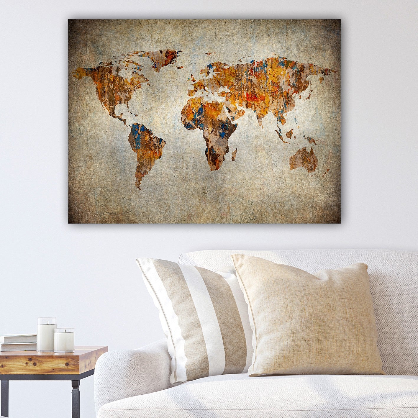 Impressionante pintura decorativa em tela, 70 x 100 cm | 100% tela, 100% moldura de madeira (3 cm de espessura) | Perfeito para amantes de decoração e arte