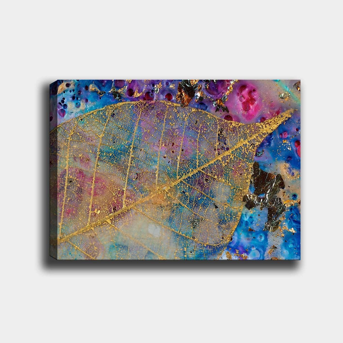 Impressionante pintura decorativa em tela, 70 x 100 cm | 100% tela, 100% moldura de madeira (3 cm de espessura) | Perfeito para amantes de decoração e arte