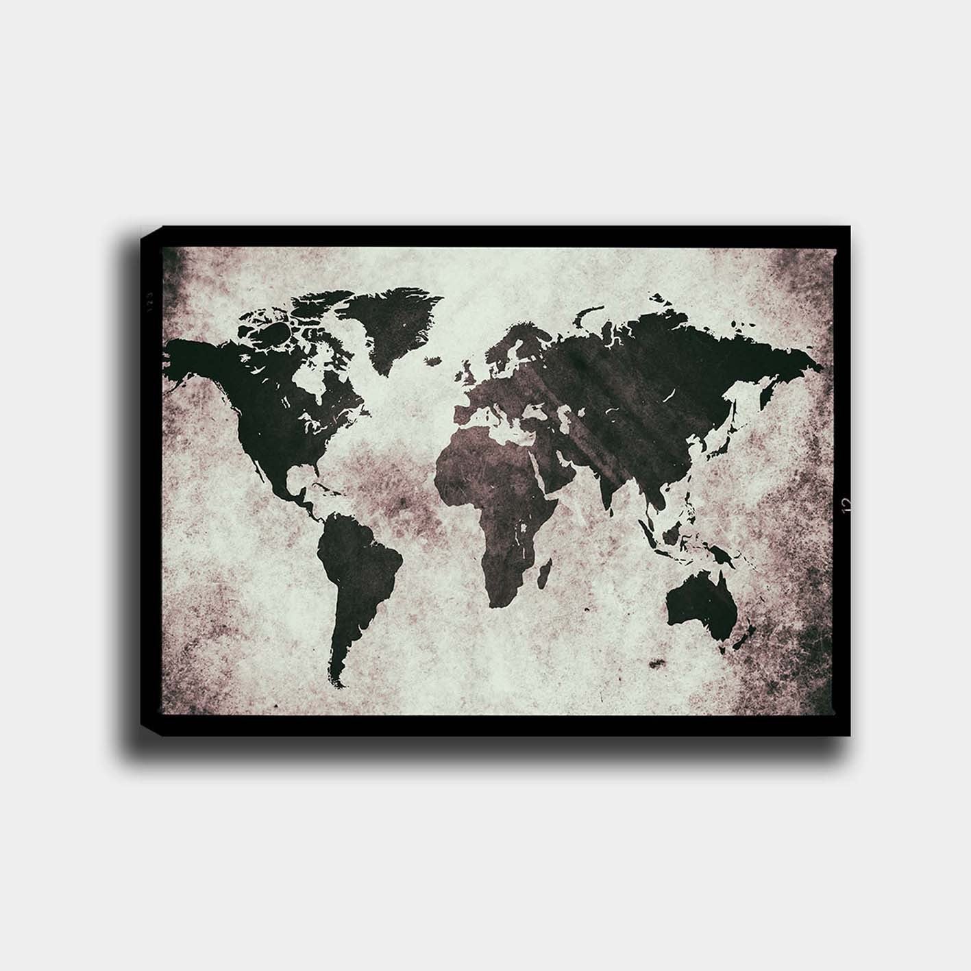 Impressionante pintura decorativa em tela, 70 x 100 cm | 100% tela, 100% moldura de madeira (3 cm de espessura) | Perfeito para amantes de decoração e arte
