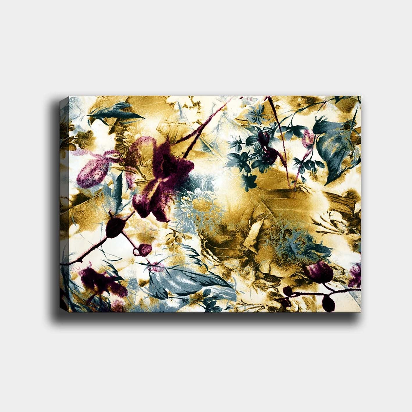 Impressionante pintura decorativa em tela, 70 x 100 cm | 100% tela, 100% moldura de madeira (3 cm de espessura) | Perfeito para amantes de decoração e arte