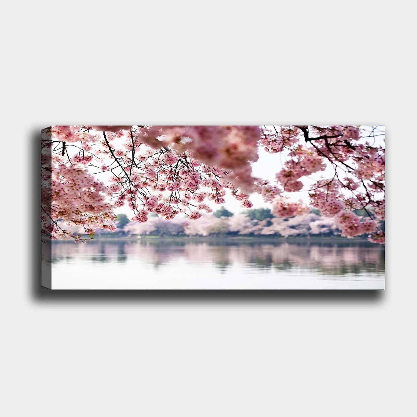 Quadro Decorativo em Tela Multicolor 50x120 cm com Moldura de Madeira 3 cm – YTY102307675_50120