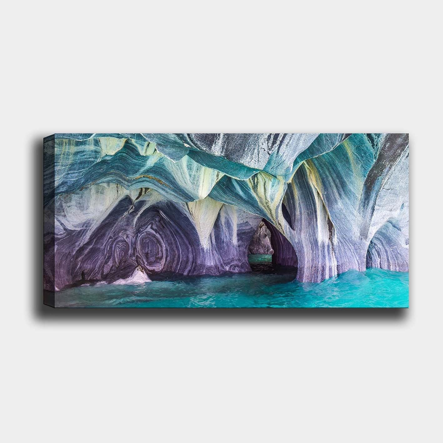 Quadro em Tela Decorativo Multicolor 50x120 cm com Moldura de Madeira (3 cm) – 100% Canvas