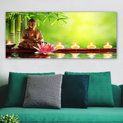 Tela Decorativa Multicolor 50x120 cm – 100% Canvas com Moldura 100% Madeira (3 cm)