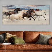 Quadro em Tela Decorativa Multicolor 50x120 cm, Moldura 100% Madeira (3 cm) – YTY103310236866_50120