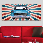 Quadro em Tela Decorativa Multicolor 50x120 cm | Canvas 100% com Moldura de Madeira 3 cm