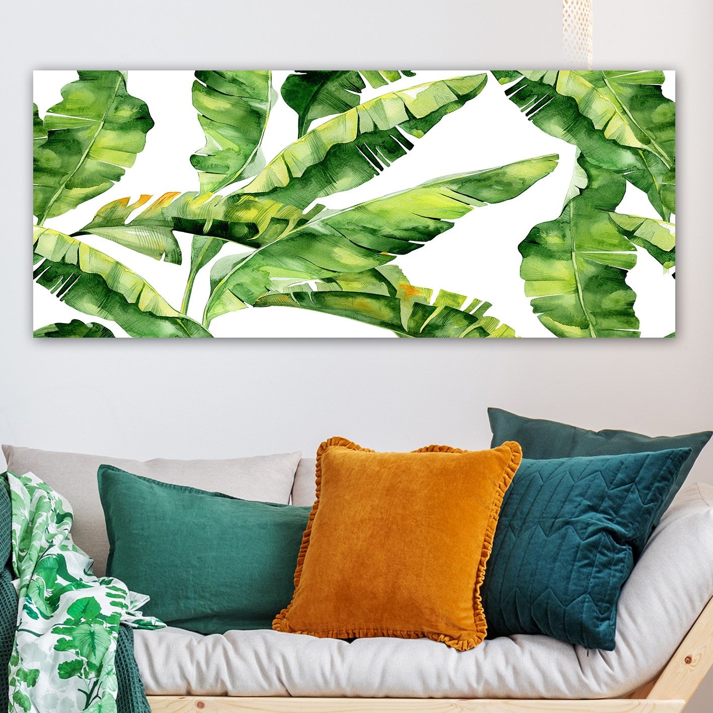 Quadro em Tela Multicolor 50 x 120 cm – 100% Canvas com Moldura de Madeira 3 cm