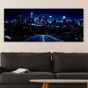 Tela Decorativa em Canvas Multicolor com Moldura de Madeira (3 cm) – 50 x 120 cm