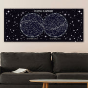 Quadro em Tela Decorativa Multicolor 50x120 cm com Moldura de Madeira 3 cm – 100% Canvas (YTY103653581354_50120)