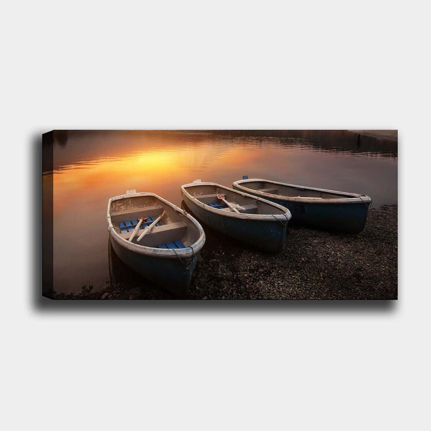 Quadro em Tela Multicolor 50x120 cm – 100% Canvas com Moldura de Madeira 3 cm