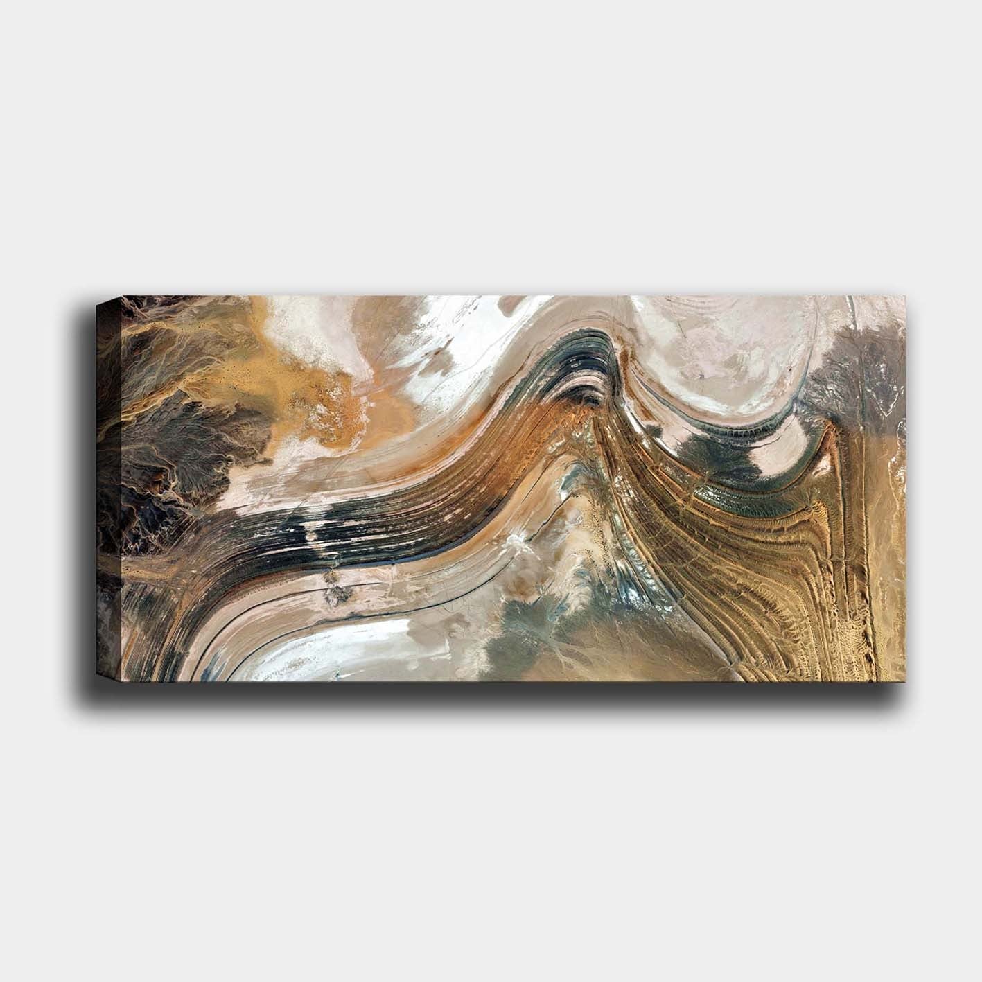 Quadro em Canvas 100% Multicolorido 50x120 cm com Moldura de Madeira (3 cm) – YTY1108257140_50120